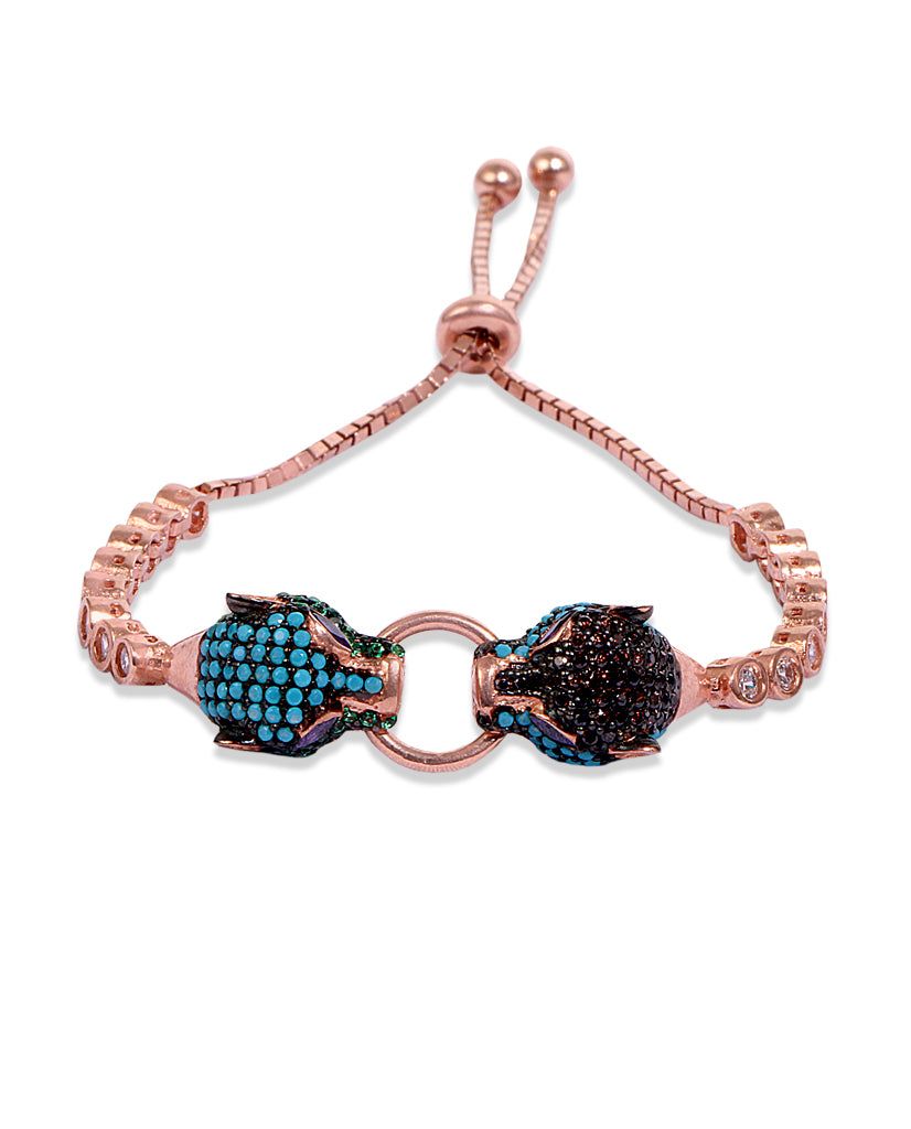 Double Headed Panther Bracelet - BANSRI                                                                 Jewelry Lounge