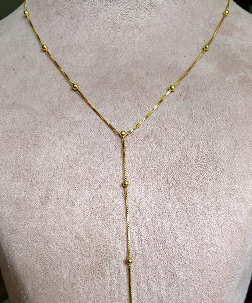 Y Chain Dangler Necklace