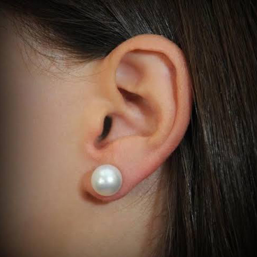 10mm Mother of Pearl Stud Earrings