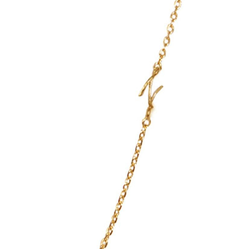 Mini Initial Chain Necklace