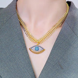 Trelis Evil Eye Necklace