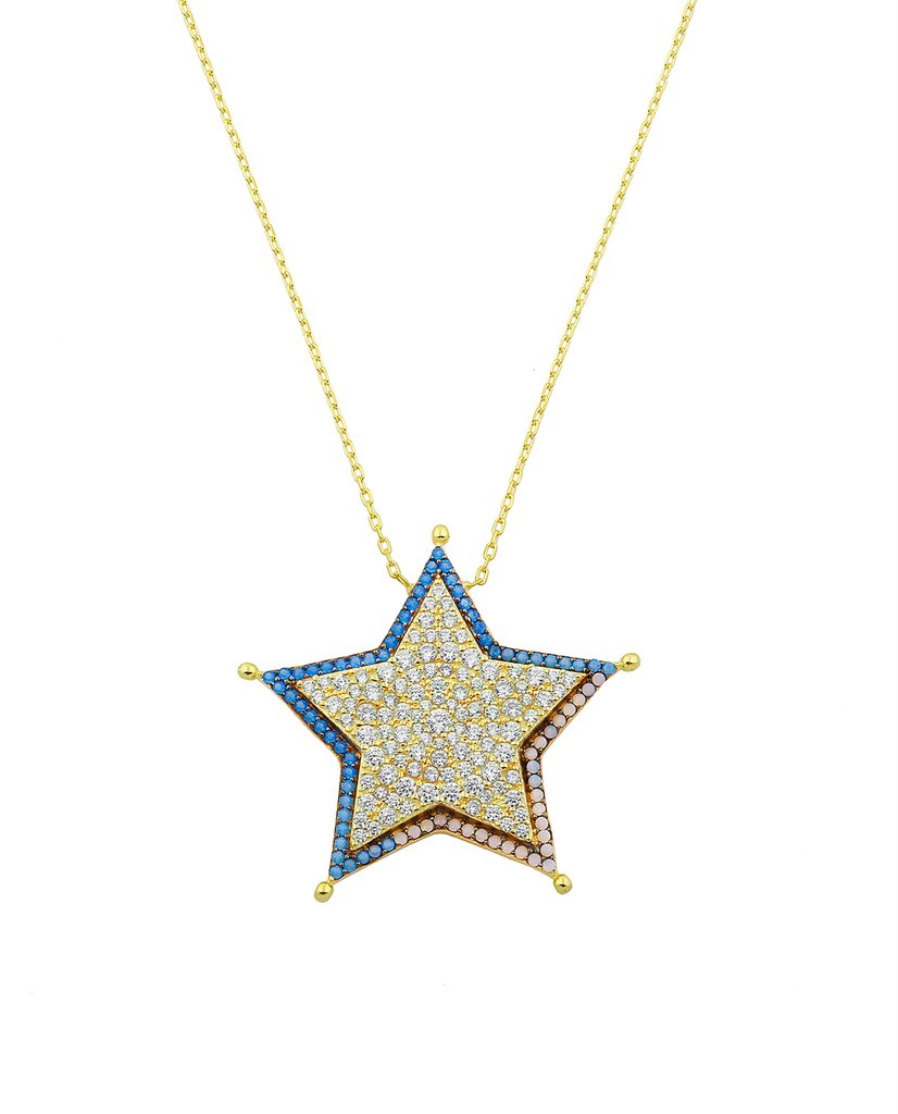 Iridescent Star Necklace