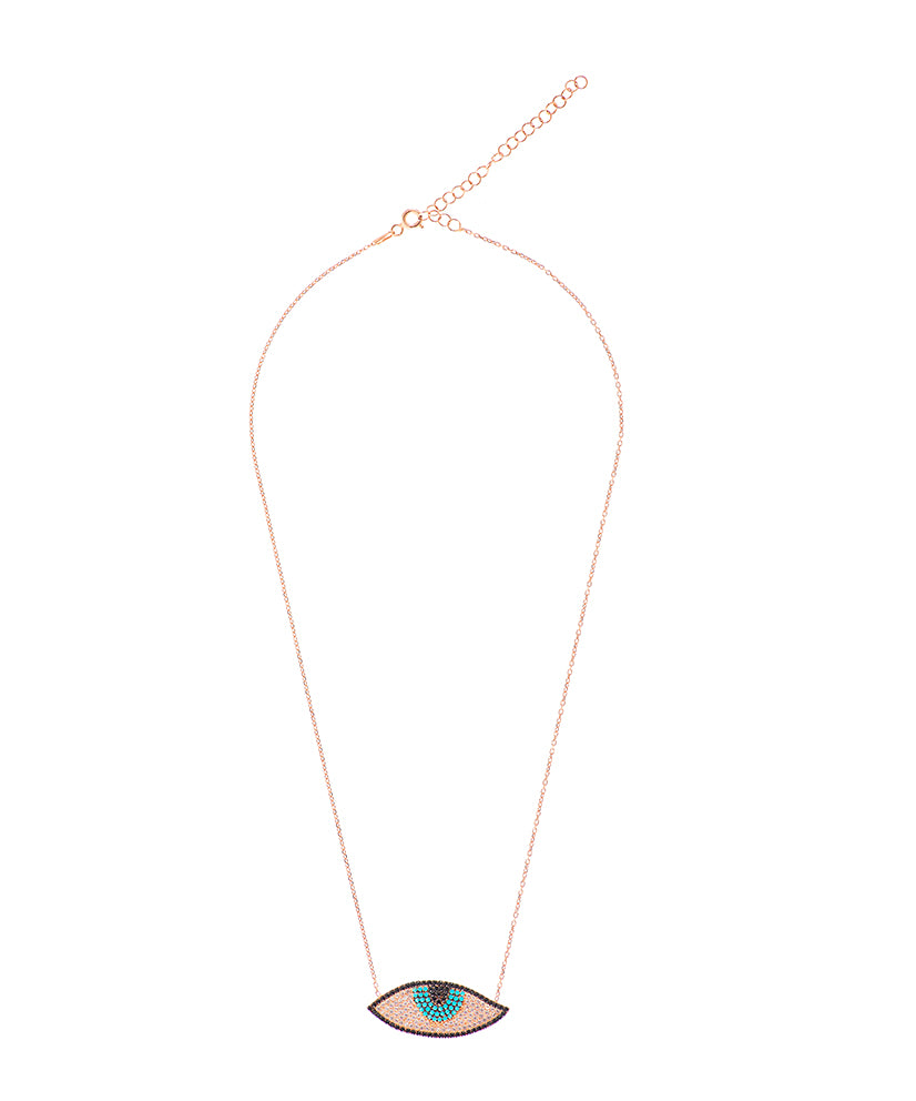 Sterling Silver Third Eye Necklace