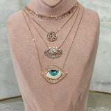 Gorgeous Glam Evil Eye Necklace