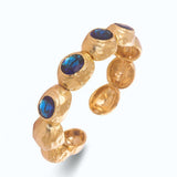 Bedazzle Flexi Bangle Bracelet - Gold
