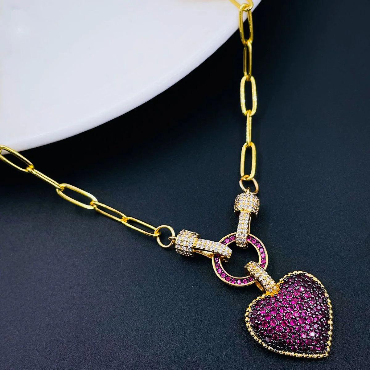 Linked Heart Necklace