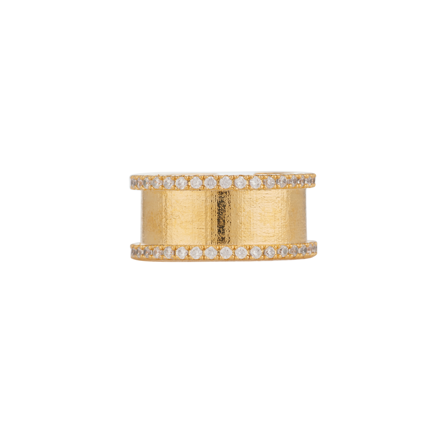 Adjustable Ring Band - Gold - Bansri Mehta Design